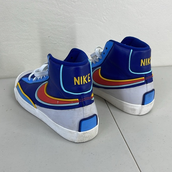 Nike Blazer Mid 77 Infinite D/MS/X Deep Royal Blue Copa Chile Red Men DA7233-400 - Picture 11 of 13